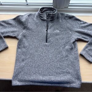 The North Face Gray Zip-Up Sweater